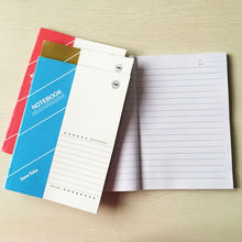 Load image into Gallery viewer, 10 PCS 30 Pages A5 Soft Cover Diary Notebook Office Supply, Random Color Delivery, 30 Pages