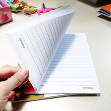 Load image into Gallery viewer, 10 PCS 80 Pages A5 Soft Cover Diary Notebook Office Supply, Random Color Delivery, 80 Pages