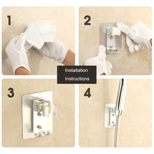 Load image into Gallery viewer, Space Aluminium Showerhead Holder Traceless Adjustable Bath Shower Bracket, Shower Bracket
