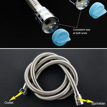 Load image into Gallery viewer, 2m Flexible Stainless Steel Showerhead Hose Pipe Copper Core Interface Anti Burst Bath Water Pipe, 2m (Copper Core Interface)