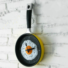Load image into Gallery viewer, Fried Egg Pan Shape Creative Living Room Decorative Wall Clock