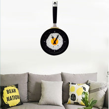 Load image into Gallery viewer, Fried Egg Pan Shape Creative Living Room Decorative Wall Clock