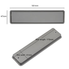 Load image into Gallery viewer, Simple Wardrobe Slotted Scrub Handle Concealed Recessed Drawer Invisible Handle, Hole Distance：160mm, 160mm