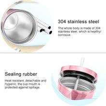Load image into Gallery viewer, 500ml Irregular Double Layer 304 Stainless Steel Sippy Cup