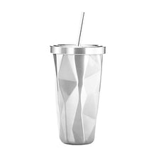 Load image into Gallery viewer, 500ml Irregular Double Layer 304 Stainless Steel Sippy Cup