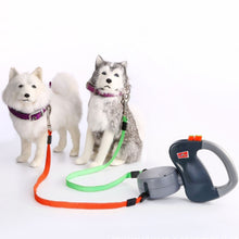 Load image into Gallery viewer, Two-headed Creative Automatic Retractable Pet Traction Rope