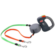 Load image into Gallery viewer, Two-headed Creative Automatic Retractable Pet Traction Rope
