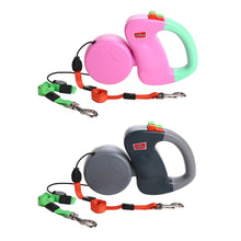Load image into Gallery viewer, Two-headed Creative Automatic Retractable Pet Traction Rope