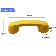 Load image into Gallery viewer, 3.5mm Plug Mic Retro Telephone Anti-radiation Cell Phone Handset Receiver