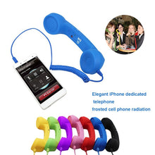 Load image into Gallery viewer, 3.5mm Plug Mic Retro Telephone Anti-radiation Cell Phone Handset Receiver
