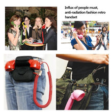 Load image into Gallery viewer, 3.5mm Plug Mic Retro Telephone Anti-radiation Cell Phone Handset Receiver