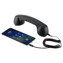 Load image into Gallery viewer, 3.5mm Plug Mic Retro Telephone Anti-radiation Cell Phone Handset Receiver, 3.5mm