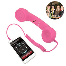 Load image into Gallery viewer, 3.5mm Plug Mic Retro Telephone Anti-radiation Cell Phone Handset Receiver