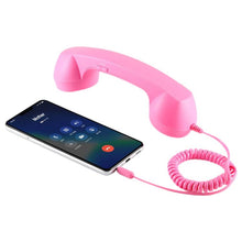 Load image into Gallery viewer, 3.5mm Plug Mic Retro Telephone Anti-radiation Cell Phone Handset Receiver, 3.5mm