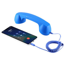 Load image into Gallery viewer, 3.5mm Plug Mic Retro Telephone Anti-radiation Cell Phone Handset Receiver, 3.5mm