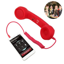 Load image into Gallery viewer, 3.5mm Plug Mic Retro Telephone Anti-radiation Cell Phone Handset Receiver