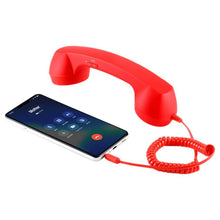 Load image into Gallery viewer, 3.5mm Plug Mic Retro Telephone Anti-radiation Cell Phone Handset Receiver, 3.5mm