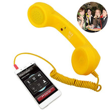Load image into Gallery viewer, 3.5mm Plug Mic Retro Telephone Anti-radiation Cell Phone Handset Receiver
