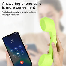 Load image into Gallery viewer, 3.5mm Plug Mic Retro Telephone Anti-radiation Cell Phone Handset Receiver, 3.5mm