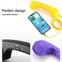 Load image into Gallery viewer, 3.5mm Plug Mic Retro Telephone Anti-radiation Cell Phone Handset Receiver, 3.5mm