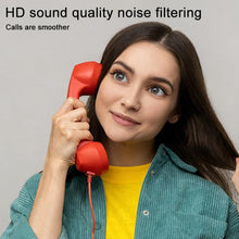 Load image into Gallery viewer, 3.5mm Plug Mic Retro Telephone Anti-radiation Cell Phone Handset Receiver, 3.5mm