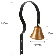 Load image into Gallery viewer, Retro Christmas Bell Metal Wall Bells Pet Dog Training Doorbell Home Decor