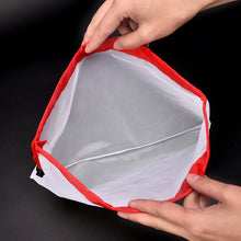 Load image into Gallery viewer, 10 PCS Double-Stitched Strength Reusable Fruit Sandwich Pouch Mesh Storage Bags, Size: 30cm x 43cm, Random Color Delivery, Size: 30cm x 43cm