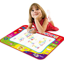 Load image into Gallery viewer, Children Rainbow Color Magic Doodle Water Drawing Mat with 2 Pen, Size: 80cm x 60cm, Size: 80cm x 60cm