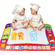 Load image into Gallery viewer, Children Rainbow Color Magic Doodle Water Drawing Mat with 2 Pen, Size: 80cm x 60cm, Size: 80cm x 60cm