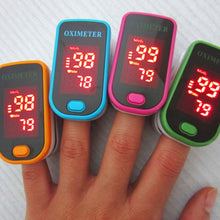 Load image into Gallery viewer, Finger Pulse Oximete LED HD Display Portable Oximeter Equipment Blood Oxygen Monitor Pulse Oximeter, M130 (Black), M130 (Orange), M130 (Green), M130 (Blue, M130 (Magenta)