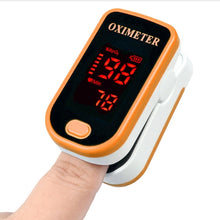 Load image into Gallery viewer, Finger Pulse Oximete LED HD Display Portable Oximeter Equipment Blood Oxygen Monitor Pulse Oximeter, M130 (Black), M130 (Orange), M130 (Green), M130 (Blue, M130 (Magenta)