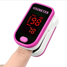 Load image into Gallery viewer, Finger Pulse Oximete LED HD Display Portable Oximeter Equipment Blood Oxygen Monitor Pulse Oximeter, M130 (Black), M130 (Orange), M130 (Green), M130 (Blue, M130 (Magenta)