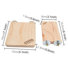 Load image into Gallery viewer, Pet Wooden Rectangular Springboard Hamster Small Pets Pedal Toys, Small, Springboard, Small