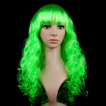Load image into Gallery viewer, Colorful Wild-Curl Up Party Headwear Wavy Long PET Wigs For Female(Black)