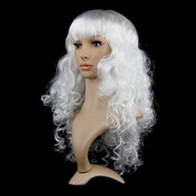 Load image into Gallery viewer, Colorful Wild-Curl Up Party Headwear Wavy Long PET Wigs For Female(Black)