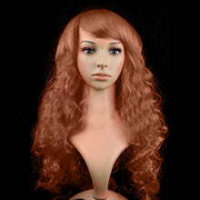 Load image into Gallery viewer, Colorful Wild-Curl Up Party Headwear Wavy Long PET Wigs For Female(Black)