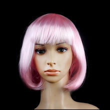 Load image into Gallery viewer, Party Cosplay Headwear Straight Short PET Wigs for Female(Lavender)