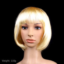 Load image into Gallery viewer, Party Cosplay Headwear Straight Short PET Wigs for Female(Lavender)