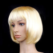 Load image into Gallery viewer, Party Cosplay Headwear Straight Short PET Wigs for Female(Lavender)