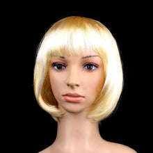 Load image into Gallery viewer, Party Cosplay Headwear Straight Short PET Wigs for Female(Lavender)