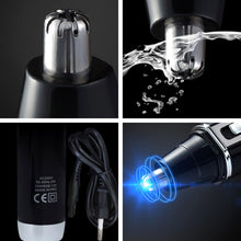 Load image into Gallery viewer, SPORTSMAN Four-in-one Rechargeable Ear Nose Trimmer Electric Shaver Beard Face Eyebrows Hair Trimmer For Men, US Plug(Black, 110V), US Plug