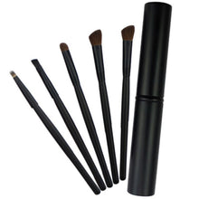 Load image into Gallery viewer, 5 PCS Handle Eyes Makeup Brush Set with Aluminum Tube