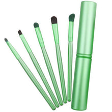 Load image into Gallery viewer, 5 PCS Handle Eyes Makeup Brush Set with Aluminum Tube