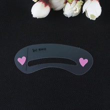 Load image into Gallery viewer, 3 in 1 Eyebrow Stencil Shape Template Tools, 3 in 1