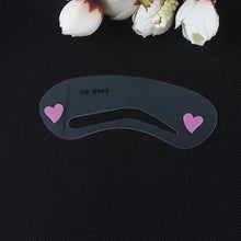 Load image into Gallery viewer, 3 in 1 Eyebrow Stencil Shape Template Tools, 3 in 1