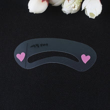 Load image into Gallery viewer, 3 in 1 Eyebrow Stencil Shape Template Tools, 3 in 1