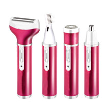 Load image into Gallery viewer, 4 In 1  USB Rechargeable Vibrissa Eyebrows Trimmer Body Hair Denuding Machine Set with USB Cable, 4 In 1