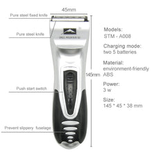 Load image into Gallery viewer, Battery Power Supplied Electric Hair Shaver For Children Man Haircut Machine(Silver)