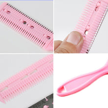 Load image into Gallery viewer, 3pcs Hair Tools Double-sided Knife Hair Comb Hair Bangs Trimmer Thinning Device Hair Clipper,  Random Color Delivery, 2, 1, 10 PCS Random Color Delivery