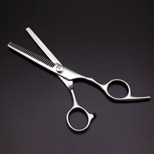 Load image into Gallery viewer, Fashion Durable Sharp Hairdressing Hair Cutting Shears/Scissors and Barber Thinning Tooth Shear(Silver Thinning scissor), Thining scissor